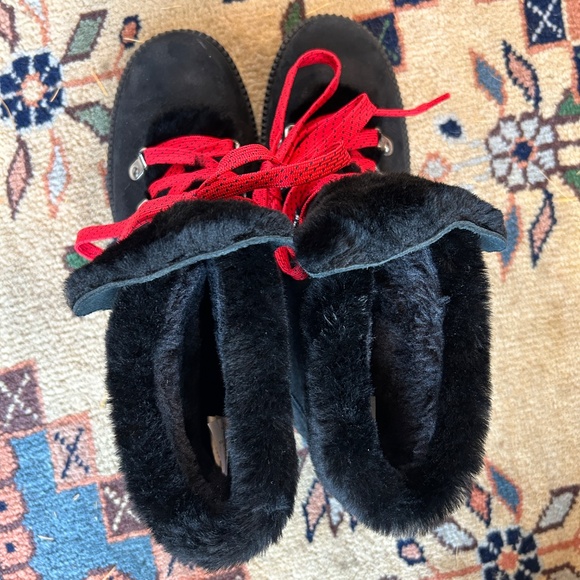 J.Crew Nordic boots in Leather with Shearling Upper F8444 SIZE 8 - Picture 7 of 9